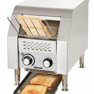 Bartscher Edelstahl Durchlauftoaster „MINI“ ca. 75 Toastscheiben/Std.