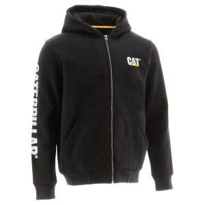 CAT Zip Hoodie Banner schwarz Gr. M CAT Zip Hoodie Banner schwarz Gr. M