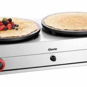 Bartscher Gas Crêpe-Backgerät 2CP400G, 2 Backplatte Bartscher Gas Crêpe-Backgerät 2CP400G, 2 Backplatte