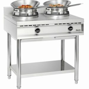 Bartscher Wok-Herd Gas 2 Brenner à 10 kW, B 900 x T 600mm
