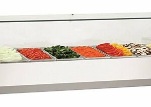Bartscher Kühlaufsatzvitrine GL3 9 x 1/3 GN, 230 V Bartscher Kühlaufsatzvitrine GL3 9 x 1/3 GN, 230 V