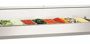 KBS Edelstahl-Tiefkühlschrank TKU 358, GN1/1 KBS Edelstahl-Tiefkühlschrank TKU 358, GN1/1