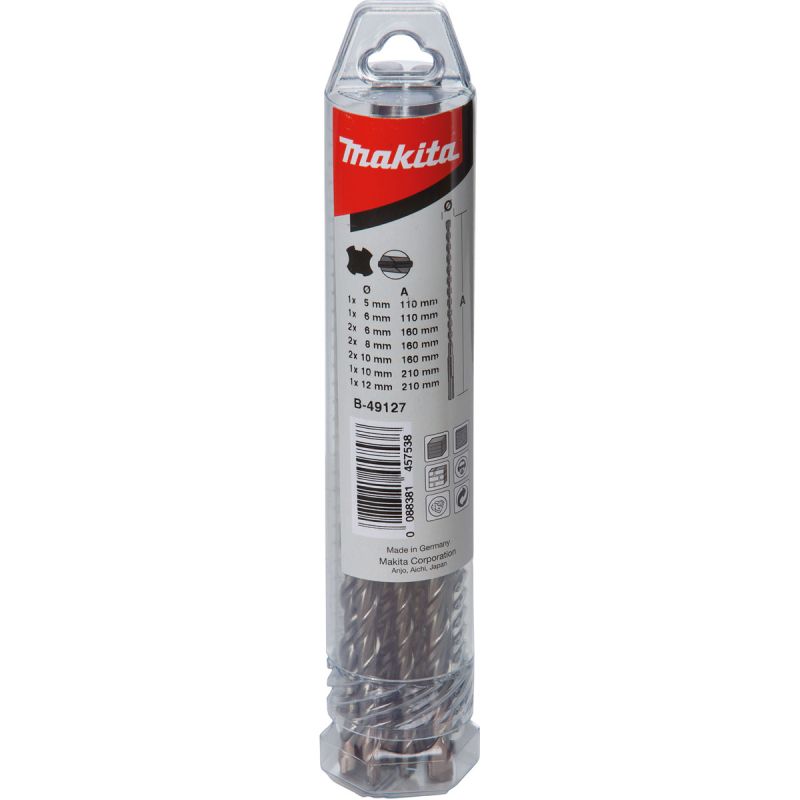 Makita Bohrer-Set SDS-Plus 10-teilig