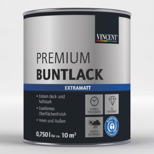 Vincent Premium Buntlack Petrol extramatt 750 ml Vincent Premium Buntlack Petrol extramatt 750 ml