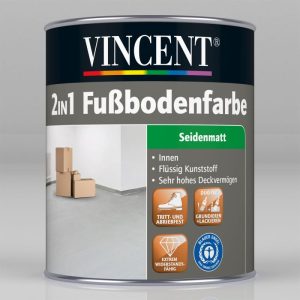 Vincent 2in1 Fußbodenfarbe weiß 750 ml