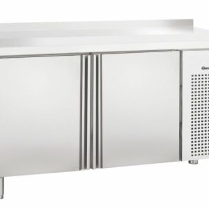 BARTSCHER Kühltisch T2 mit Aufkantung, 2 Türen 1/1 GN, 1342mm BARTSCHER Kühltisch T2 mit Aufkantung, 2 Türen 1/1 GN, 1342mm