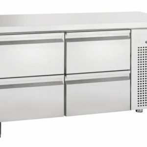 BARTSCHER Kühltisch S4. 4 Schubladen 1/1GN, Breite 1342mm BARTSCHER Kühltisch S4. 4 Schubladen 1/1GN, Breite 1342mm