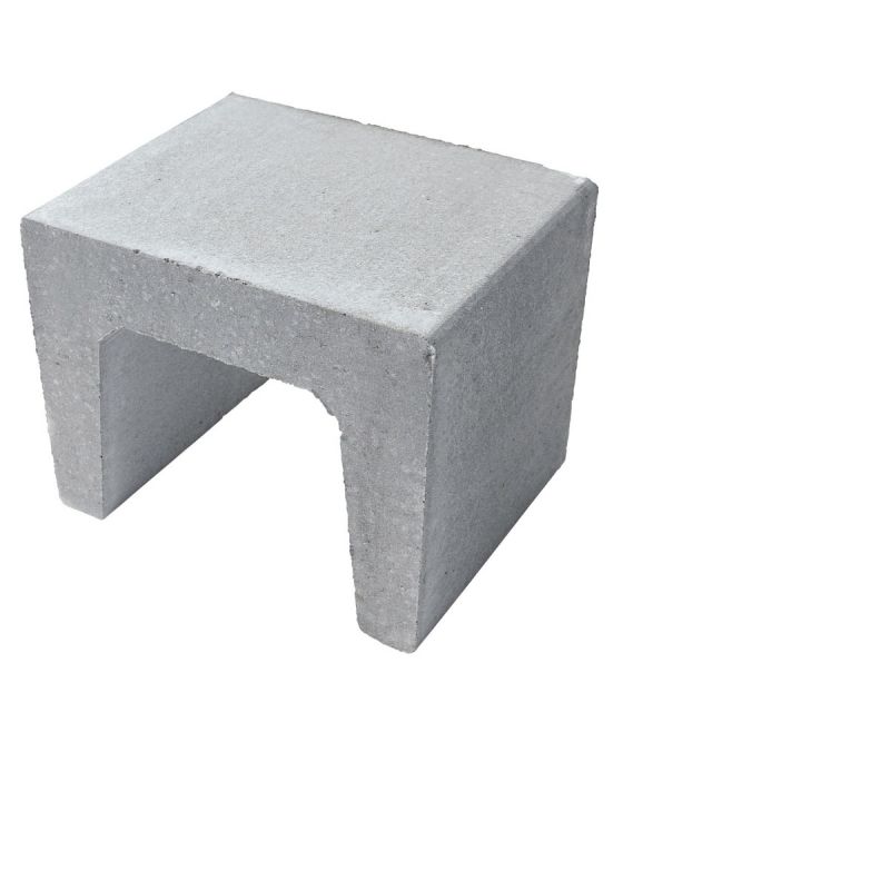 Diephaus U-Stein grau anthrazit 40 x 40 x 40 cm