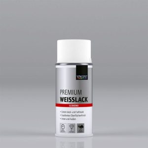 Vincent Premium Weißlack RAL 9010 Reinweiß glänzend 150 ml Vincent Premium Weißlack RAL 9010 Reinweiß glänzend 150 ml