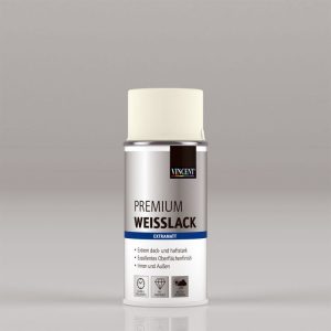 Vincent Premium Weißlack RAL 9001 Cremeweiß extramatt 150 ml Vincent Premium Weißlack RAL 9001 Cremeweiß extramatt 150 ml