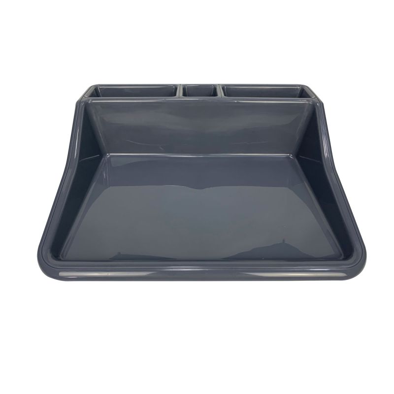 Wingart Kunststoff Pflanzschale grau 61 x 55 x 15 cm