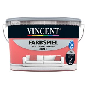 Vincent Farbspiel Karmin matt 2,5 L