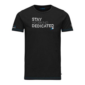 Terrax Workwear T-Shirt schwarz-azur Größe 3XL