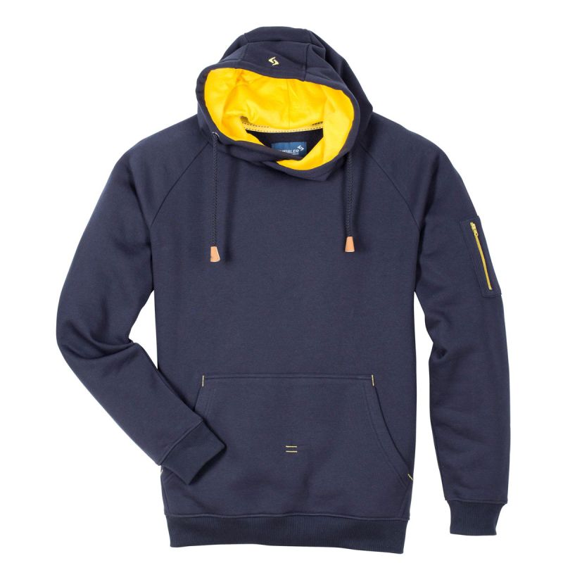 Scheibler Kapuzenpullover Active navy-gelb Größe XL