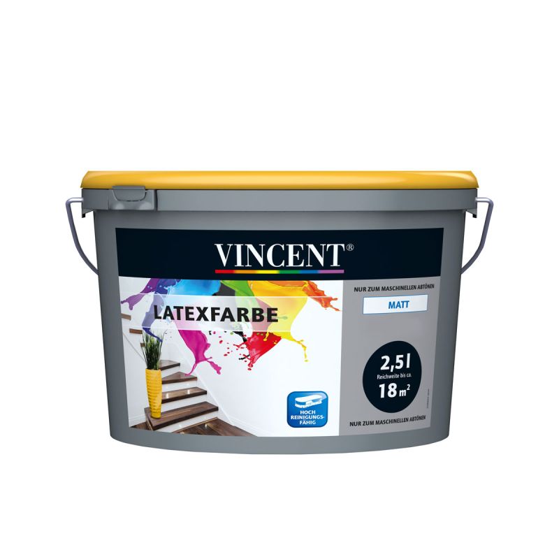 Vincent  Wandfarbe Latexfarbe MIX IT! matt 2,5 l