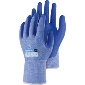 Triuso Handschuh mit Nitril-Beschichtung Cut E Stahlfaser Triuso Handschuh mit Nitril-Beschichtung Cut E Stahlfaser