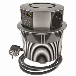 Flector Technik Versenkbare Steckdosenleiste 3- Fach Flector Technik Versenkbare Steckdosenleiste 3- Fach