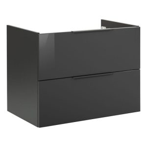 Fackelmann Waschtischunterschrank LUNA 800 x 602 x 488 mm anthrazit Fackelmann Waschtischunterschrank LUNA 800 x 602 x 488 mm anthrazit