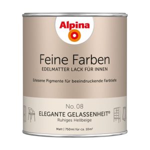 Alpina Buntlack Feine Farben Lack No 08 Elegante Gelassenheit edelmatt 750ml Alpina Buntlack Feine Farben Lack No 08 Elegante Gelassenheit edelmatt 750ml