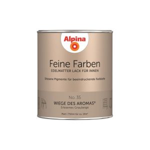 Alpina Buntlack Feine Farben Lack No 35 Wiege des Aromas edelmatt 750ml Alpina Buntlack Feine Farben Lack No 35 Wiege des Aromas edelmatt 750ml