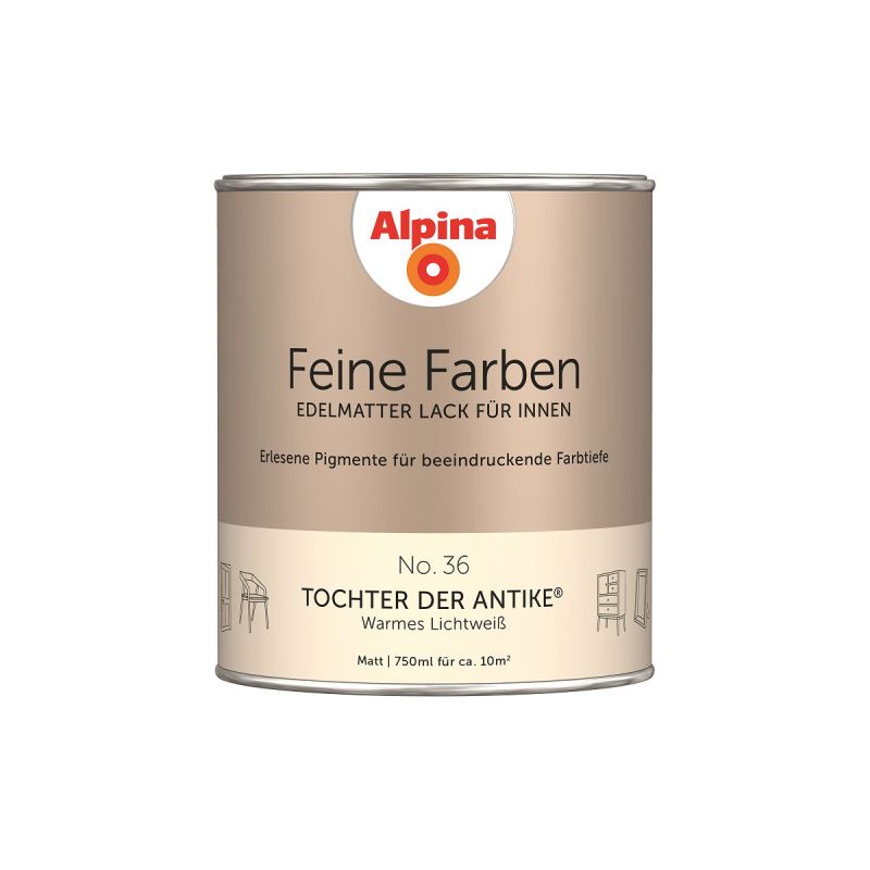Alpina Buntlack Feine Farben Lack No 36 Tochter der Antike edelmatt 750ml