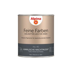 Alpina Buntlack Feine Farben Lack No 40 Himmlische Nachtmusik edelmatt 750ml Alpina Buntlack Feine Farben Lack No 40 Himmlische Nachtmusik edelmatt 750ml