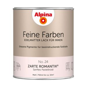 Alpina Buntlack Feine Farben Lack No 24 Zarte Romantik edelmatt 750ml Alpina Buntlack Feine Farben Lack No 24 Zarte Romantik edelmatt 750ml