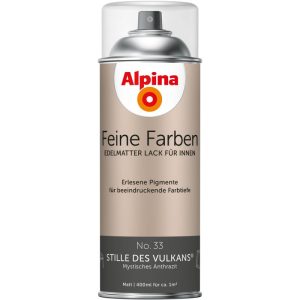 Alpina Buntlack Feine Farben Sprühlack No 33 Stille des Vulkans edelmatt 400ml Alpina Buntlack Feine Farben Sprühlack No 33 Stille des Vulkans edelmatt 400ml