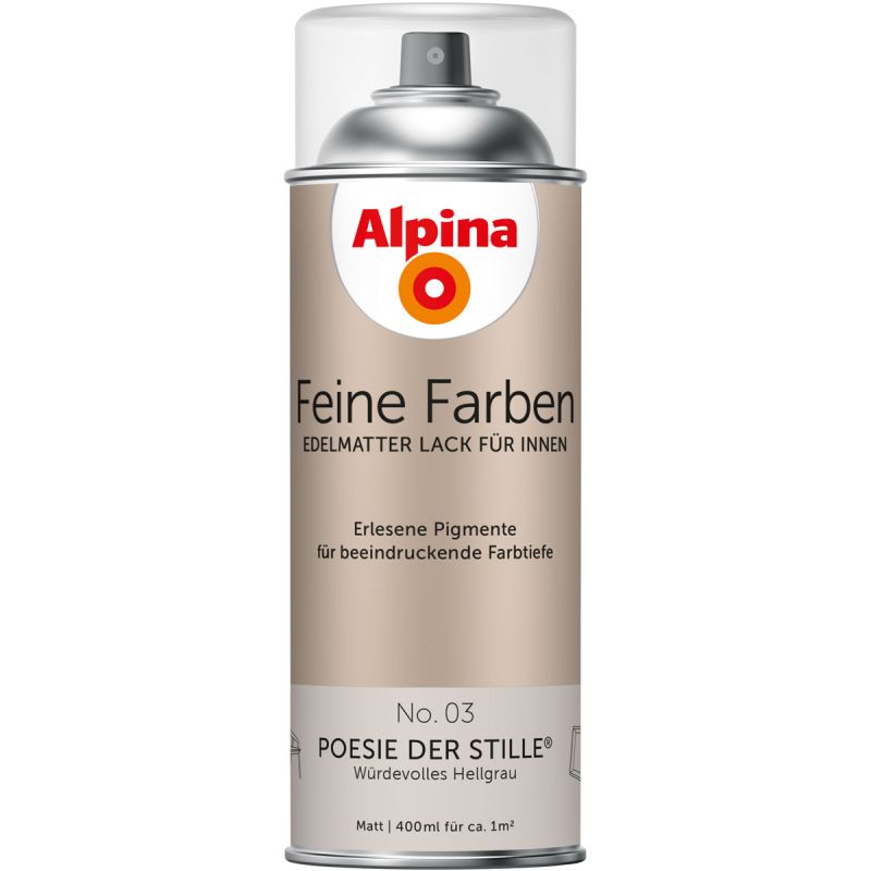 Alpina Buntlack Feine Farben Sprühlack No 03 Poesie der Stille edelmatt 400ml