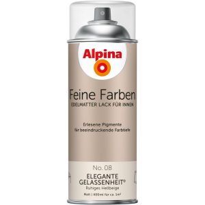 Alpina Buntlack Feine Farben Sprühlack No 08 Elegante Gelassenheit edelmatt 400ml Alpina Buntlack Feine Farben Sprühlack No 08 Elegante Gelassenheit edelmatt 400ml