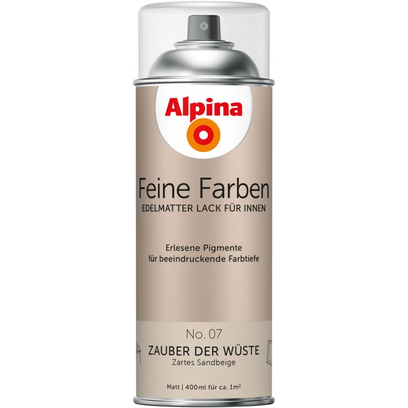 Alpina Buntlack Feine Farben Sprühlack No 07 Zauber der Wüste edelmatt 400ml