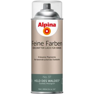 Alpina Buntlack Feine Farben Sprühlack No 37 Held des Waldes edelmatt 400ml Alpina Buntlack Feine Farben Sprühlack No 37 Held des Waldes edelmatt 400ml