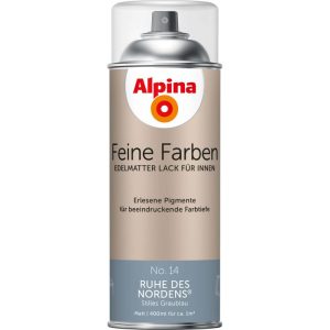 Alpina Buntlack Feine Farben Sprühlack No 14 Ruhe des Nordens edelmatt 400ml Alpina Buntlack Feine Farben Sprühlack No 14 Ruhe des Nordens edelmatt 400ml