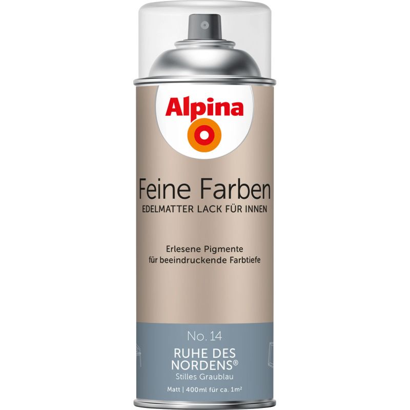 Alpina Buntlack Feine Farben Sprühlack No 14 Ruhe des Nordens edelmatt 400ml