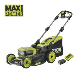 Ryobi Akku-Rasenmäher RY36 LMXSP46A-150 46 cm inkl 5,0 Ah Akku u Ladegerät selbstfahrend Ryobi Akku-Rasenmäher RY36 LMXSP46A-150 46 cm inkl 5,0 Ah Akku u Ladegerät selbstfahrend
