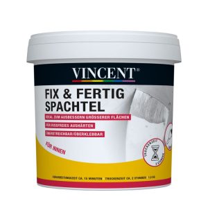Vincent Fertigspachtel Fix und Fertig Spachtel 1,5 kg Vincent Fertigspachtel Fix und Fertig Spachtel 1,5 kg