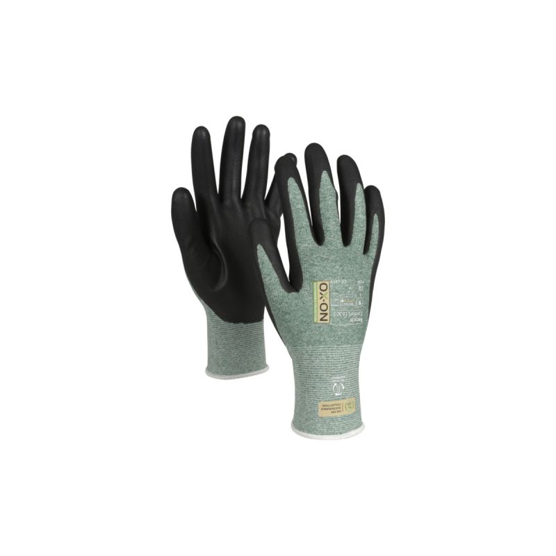Arbeitshandschuh Recycle Comfort 16301 grau-grün