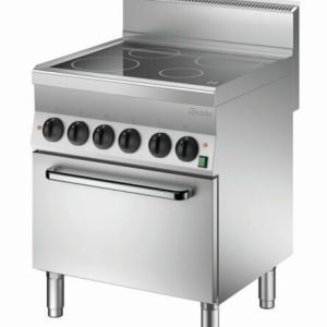Bartscher 4 Felder Ceranherd, Elektro-Backofen, B 700 x T 650mm, 12.2 kW, 400V Bartscher 4 Felder Ceranherd, Elektro-Backofen, B 700 x T 650mm, 12.2 kW, 400V