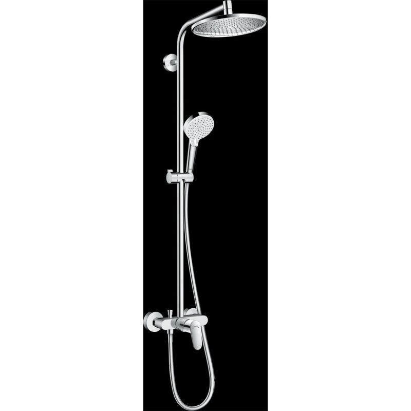 Hansgrohe Duschsystem 240 Crometta S 1 Strahlart mit Einhebelmischer Chrom