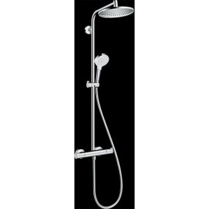 Hansgrohe Duschsystem 240 Crometta S 1 Strahlart EcoSmart mit Thermostat Chrom Hansgrohe Duschsystem 240 Crometta S 1 Strahlart EcoSmart mit Thermostat Chrom