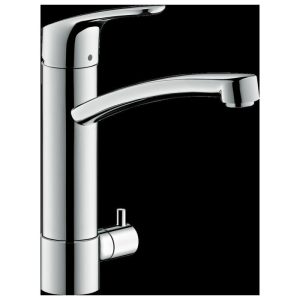 Hansgrohe Einhebel-Küchenmischer 200 Focus M41 Geräteabsperrventil 1 Strahlart Chrom Hansgrohe Einhebel-Küchenmischer 200 Focus M41 Geräteabsperrventil 1 Strahlart Chrom