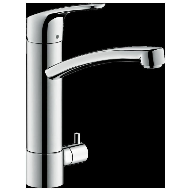 Hansgrohe Einhebel-Küchenmischer 200 Focus M41 Geräteabsperrventil 1 Strahlart Chrom