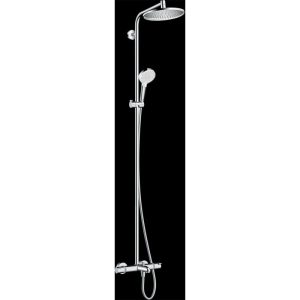 Hansgrohe Duschsystem 240 Crometta S 1 Strahlart mit Wannenthermostat Chrom Hansgrohe Duschsystem 240 Crometta S 1 Strahlart mit Wannenthermostat Chrom