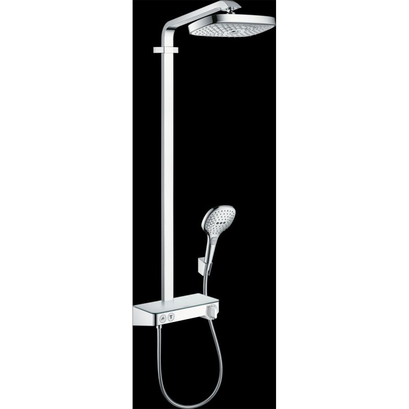Hansgrohe Duschsystem 300 Raindance Select E 2 Strahlarten mit ShowerTablet Select 300 Chrom
