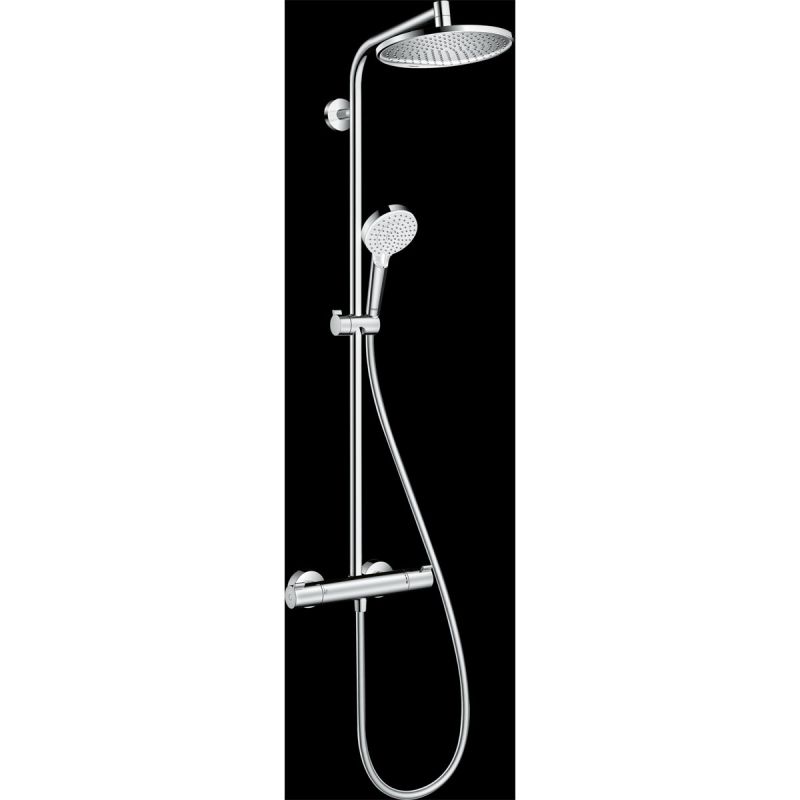 Hansgrohe Duschsystem 240 Crometta S 1 Strahlart mit Thermostat Chrom