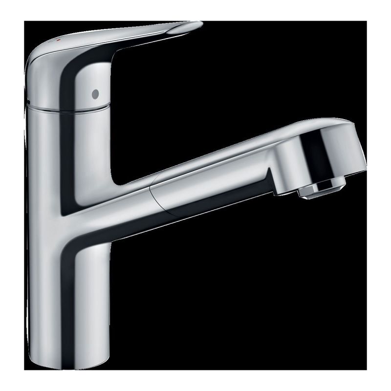 Hansgrohe Einhebel-Küchenmischer 150 Focus M42 Ausziehauslauf 1 Strahlart Chrom