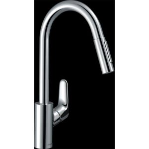 Hansgrohe Einhebel-Küchenmischer 240 Focus M41 Ausziehbrause 2 Strahlarten Chrom Hansgrohe Einhebel-Küchenmischer 240 Focus M41 Ausziehbrause 2 Strahlarten Chrom