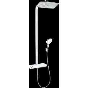 Hansgrohe Duschsystem 360 Raindance E 1 Strahlart mit Thermostat Weiß/Chrom Hansgrohe Duschsystem 360 Raindance E 1 Strahlart mit Thermostat Weiß/Chrom