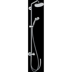 Hansgrohe Duschsystem 220 Croma 1 Strahlart Reno Chrom Hansgrohe Duschsystem 220 Croma 1 Strahlart Reno Chrom