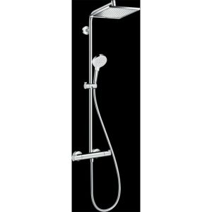Hansgrohe Duschsystem 240 Crometta E 1 Strahlart mit Thermostat Chrom Hansgrohe Duschsystem 240 Crometta E 1 Strahlart mit Thermostat Chrom